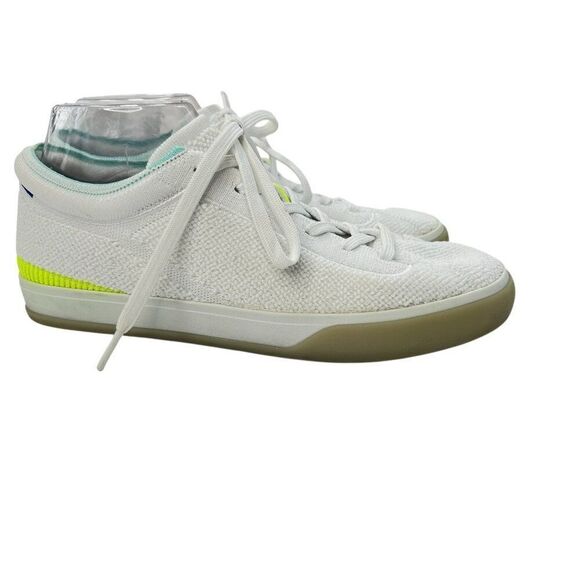 Rothy's Women's The Lace Up White Terry Sneaker Size 9 - Picture 2 of 14